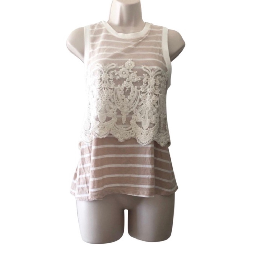 Anthropologie Postmark stripe top